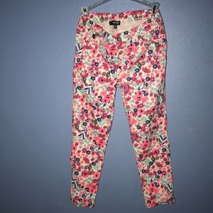 flower jeans .